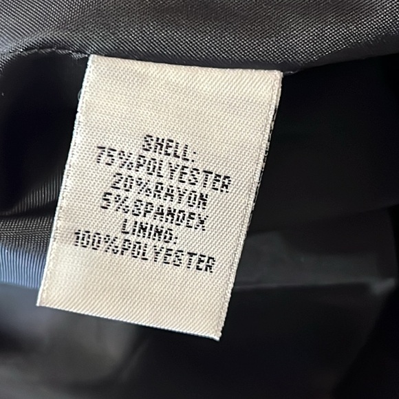 KENNETH COLE Charcoal & White Pinstripe Blazer Size 14W - Picture 11 of 11